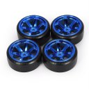 4Pcs RC Drift Tires Set for 1/10 Traxxas HSP Tamiya On-road Drifting Car Parts