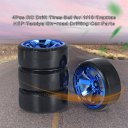 4Pcs RC Drift Tires Set for 1/10 Traxxas HSP Tamiya On-road Drifting Car Parts