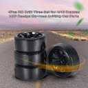 4Pcs RC Drift Tires Set for 1/10 Traxxas HSP Tamiya On-road Drifting Car Parts