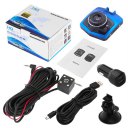 2.4inch TFT 12 megapixels HD Dual Lens Dashboard Car Front Rear Camera DVR