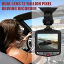 2.4inch TFT 12 megapixels HD Dual Lens Dashboard Car Front Rear Camera DVR