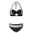 Sexy Bikinis Set Push Up Swimsuit High Waisted Backless Halter Swimwear