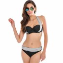 Sexy Bikinis Set Push Up Swimsuit High Waisted Backless Halter Swimwear