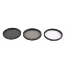 Onleny 52/58/62/67/72/77mm UV CPL ND4 Filter Storage Bag+Cleaning Pen 5pcs Kit