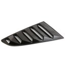 1Pair Carbon Fiber Grain Car Side Window Louvers For Ford Mustang 2015-2017