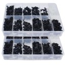 350Pcs Universal Car Trim Moulding Clips Plastic Push Pin Rivet Fasteners Kit