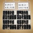 350Pcs Universal Car Trim Moulding Clips Plastic Push Pin Rivet Fasteners Kit