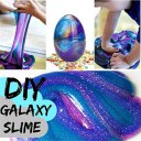 Colorful Mix Color Crystal Egg Soft Slime Mud Putty Clay With Fruit Slices