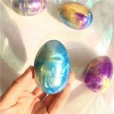 Colorful Mix Color Crystal Egg Soft Slime Colored Plasticine Mud Putty Clay