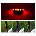 Bicycle LED Signal Light Warning Light Flashlight Rear Tail Light USB Charge