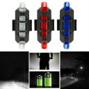 Bicycle LED Signal Light Warning Light Flashlight Rear Tail Light USB Charge