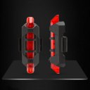 Bicycle LED Signal Light Warning Light Flashlight Rear Tail Light USB Charge