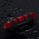 Bicycle LED Signal Light Warning Light Flashlight Rear Tail Light USB Charge