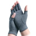 1Pair Men Women Therapy Compression Gloves Hand Pain Relief Half-finger Gloves