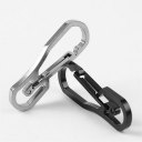 Outdoor Multifunctional Wire-cut Climbing Carabiner EDC Key Chain Locking Tool