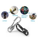 Outdoor Multifunctional Wire-cut Climbing Carabiner EDC Key Chain Locking Tool