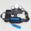 3 Light Fixed Focus Super Bright T6 Headlamp Rechargeable Headlight Flashlight