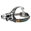 3 Light Fixed Focus Super Bright T6 Headlamp Rechargeable Headlight Flashlight