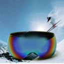 HX021 Anti-Fog Ski Glasses Double Layers Snowboard Motocross Goggles