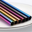 Practical Colorful Design 304 Stainless Steel Straws Reusable Drinking Straw