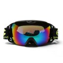 Unisex Double Layers Snow Sports Spherical Anti-Fog Skiing Goggles