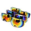 Men Women Double Layers Anti-Fog Radiation Protective Skiing Goggles