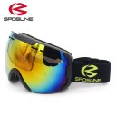 Men Women Double Layers Anti-Fog Radiation Protective Skiing Goggles