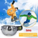 Men Women No Frame Double Layers Snow Sports Anti-Fog Skiing Goggles