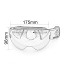 Men Women No Frame Double Layers Snow Sports Anti-Fog Skiing Goggles