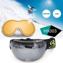 Men Women No Frame Double Layers Snow Sports Anti-Fog Skiing Goggles