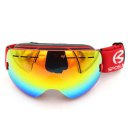 Men Women No Frame Double Layers Snow Sports Anti-Fog Skiing Goggles