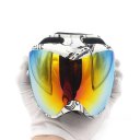 Men Women Outdoor Double Layers Anti-Fog Windproof Skiing Goggles