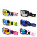 Men Women Outdoor Double Layers Anti-Fog Windproof Skiing Goggles