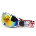 Men Women Outdoor Double Layers Anti-Fog Windproof Skiing Goggles