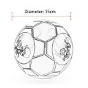 Size 2 Standard PU Leather Soccer Ball Training Football With Net Needle