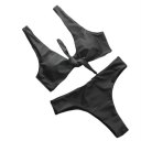 Fashion Sexy Knot Ties Bikini Set Two-piece Women Swimsuit Swimwear Beachwear