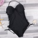 Sexy One-piece Swimwear Special Side Strap Swimming Suit Backless Bathing Suit