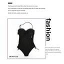 Sexy One-piece Swimwear Special Side Strap Swimming Suit Backless Bathing Suit