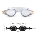 9810 Adult Swim Eyewear Swimming Glasses Waterproof Unisex Anti-Fog UV Protect