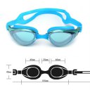 6100 Adult Large Frame No Leaking Swimming Anti-Fog UV Protect Swimming Goggle