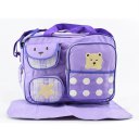 Large Capacity Mummy Bag Multifunctional Cartoon Prints Shoulder Bag Handbag