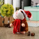 Funny Walking Talking Speaking Nodding Hamster Plush Toy Animal Kids Toy