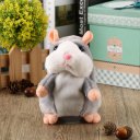 Funny Walking Talking Speaking Nodding Hamster Plush Toy Animal Kids Toy