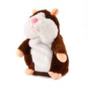 Funny Walking Talking Speaking Nodding Hamster Plush Toy Animal Kids Toy