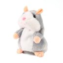 Funny Walking Talking Speaking Nodding Hamster Plush Toy Animal Kids Toy