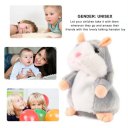 Funny Walking Talking Speaking Nodding Hamster Plush Toy Animal Kids Toy