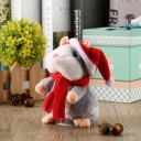 Funny Walking Talking Speaking Nodding Hamster Plush Toy Animal Kids Toy