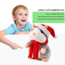 Funny Walking Talking Speaking Nodding Hamster Plush Toy Animal Kids Toy