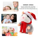 Funny Walking Talking Speaking Nodding Hamster Plush Toy Animal Kids Toy