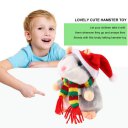 Funny Walking Talking Speaking Nodding Hamster Plush Toy Animal Kids Toy